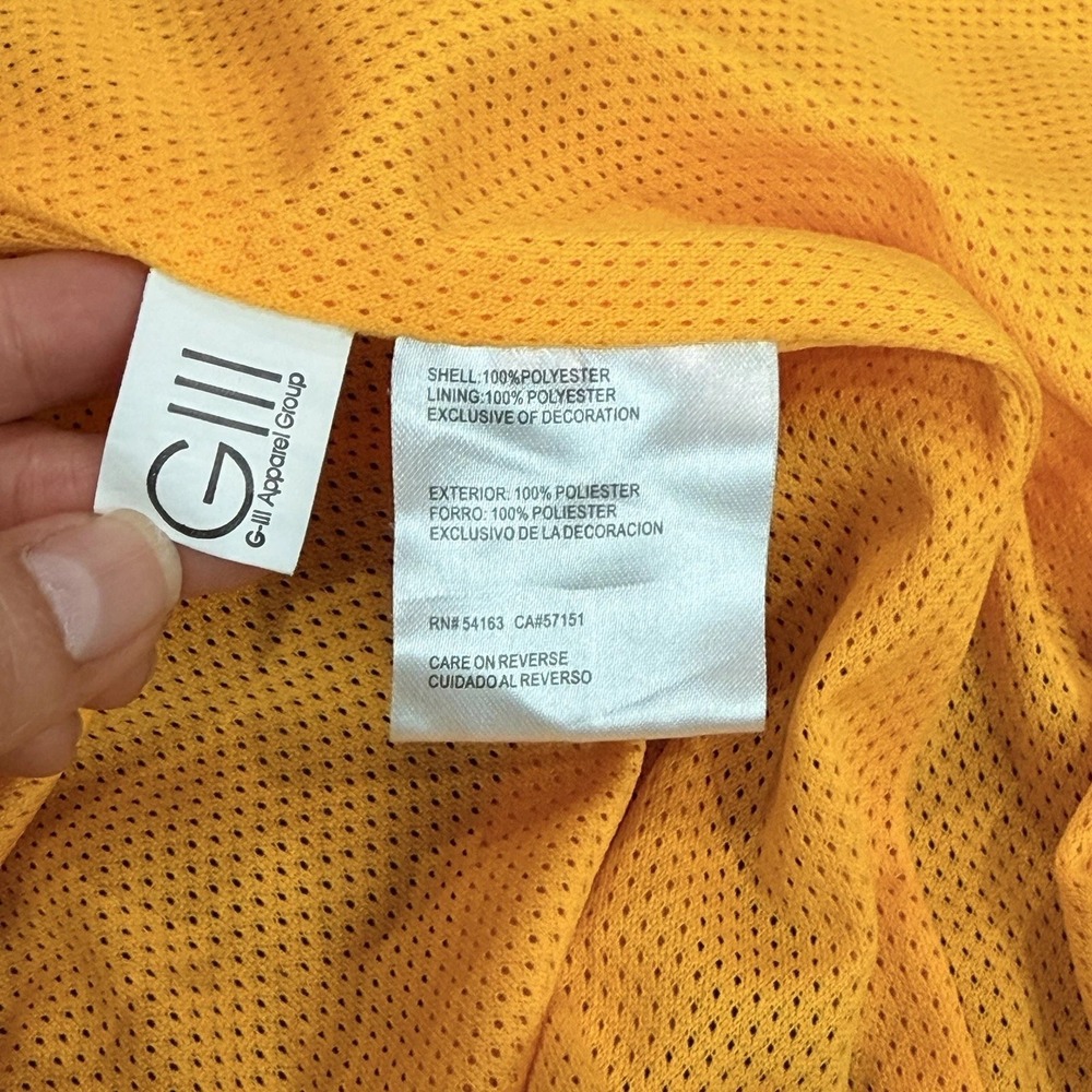 Golden State Warriors Unisex Blue Yellow Zip Hoodie  Lightweight Jacket Size L‎ - Picture 11 of 15